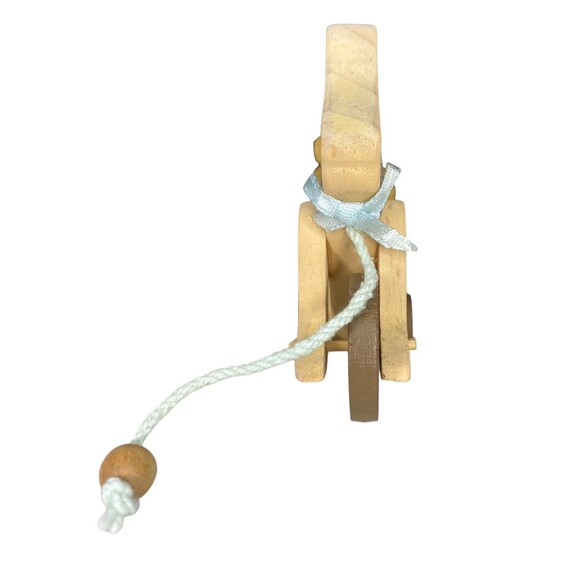 1999 Cherished Teddies Antique Toy Bunny w/Bear Removable Figurine New #537187 - Picture 4 of 11